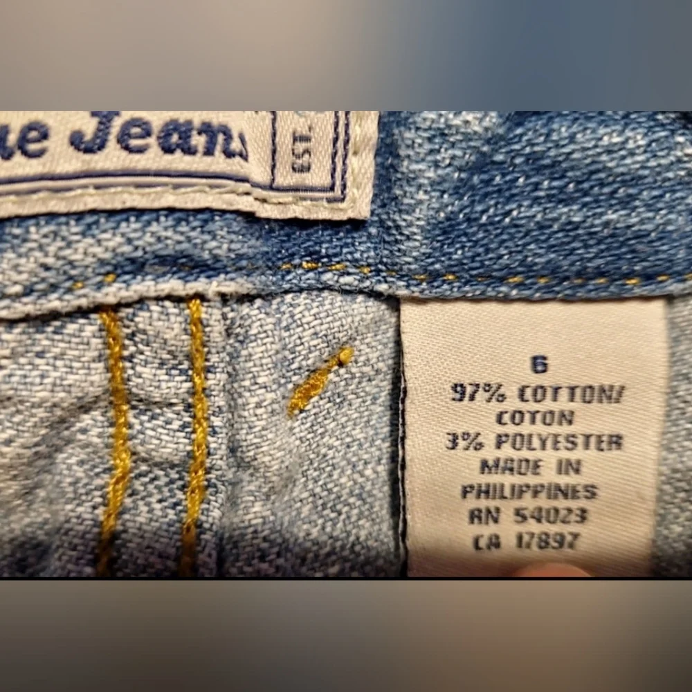 Y2K 2004 Vintage Old Navy Jeans Girl‎ Size 6 Light Wash